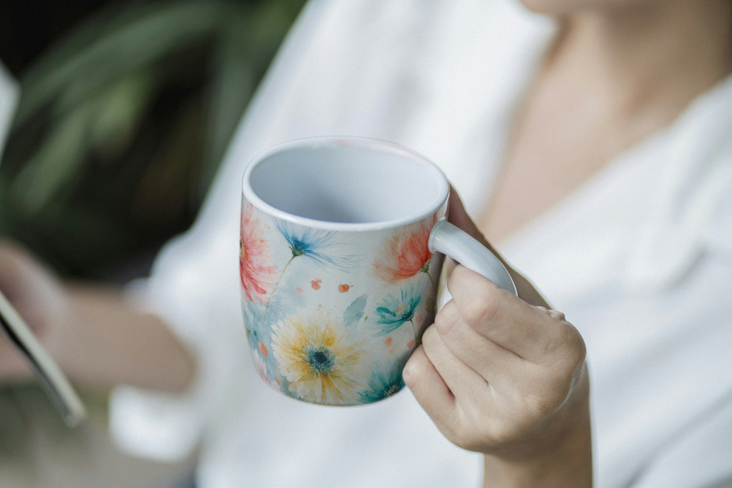 Coffee Mugs with flower print