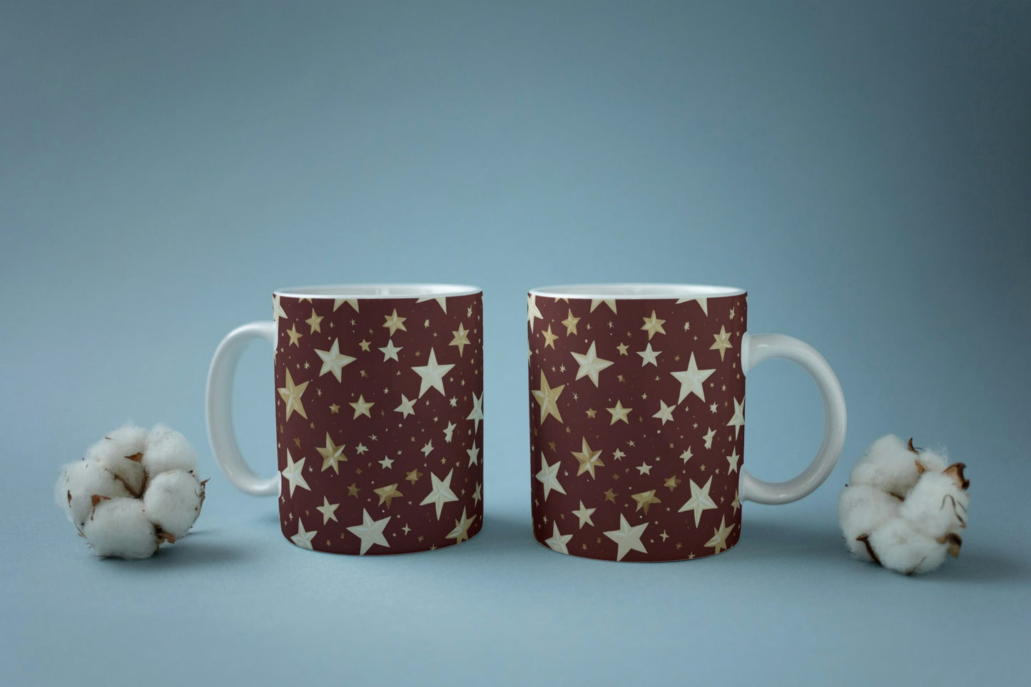 Coffee Mugs with star print