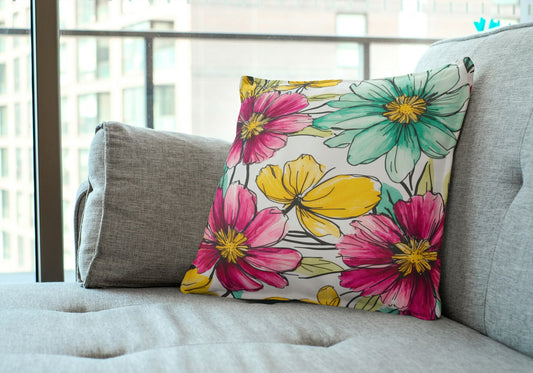 Cushion Cover floral print