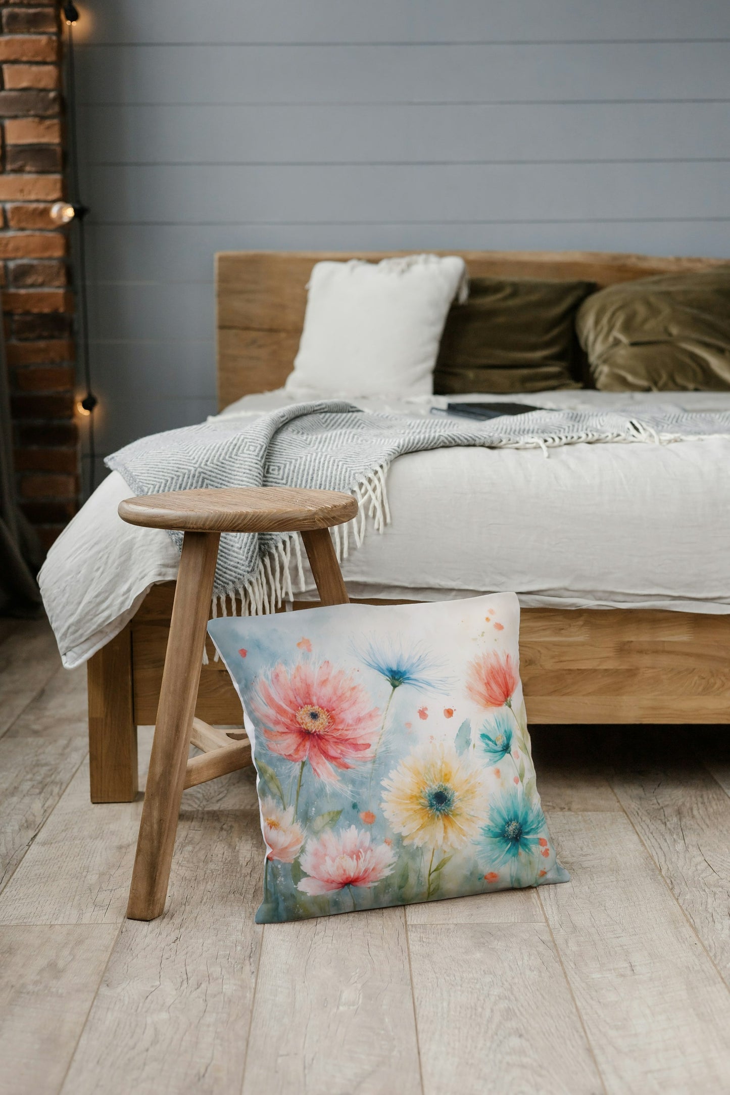 Cushion Cover with Floral print