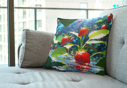 Cushion Cover with berry print