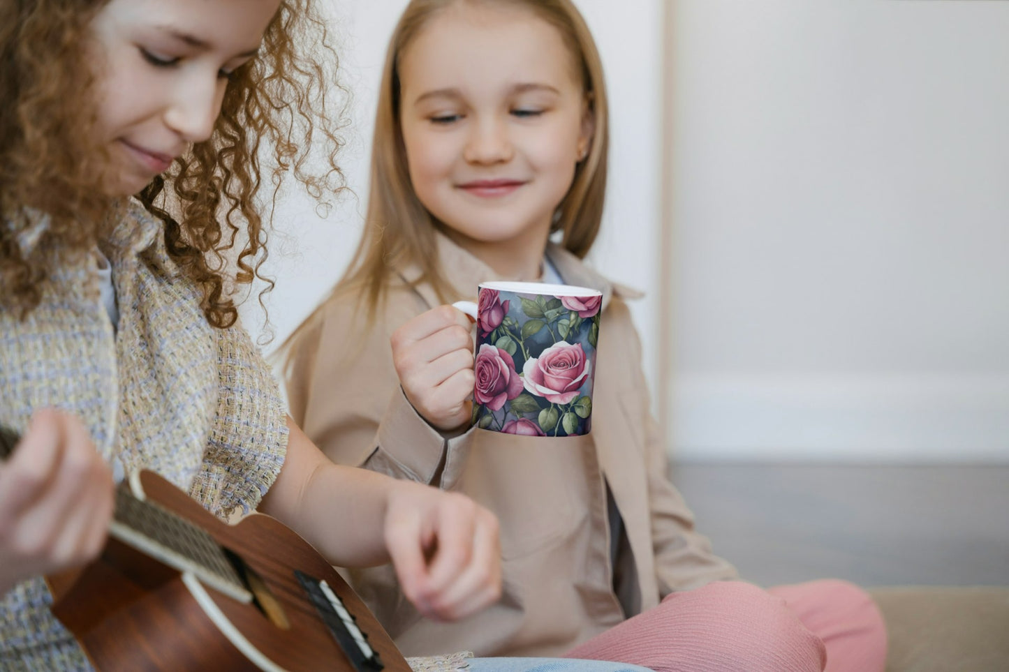 Coffee Mugs with rose print