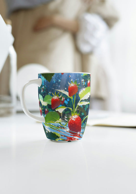 Coffee Mugs with berry print