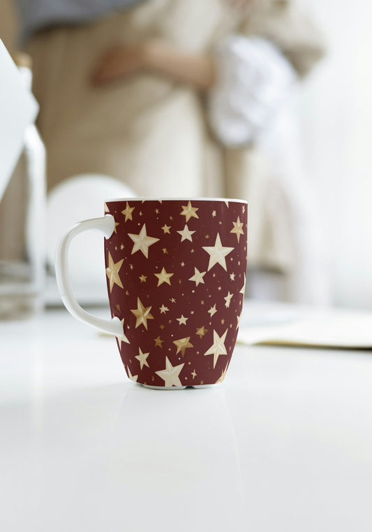 Coffee Mugs with star print